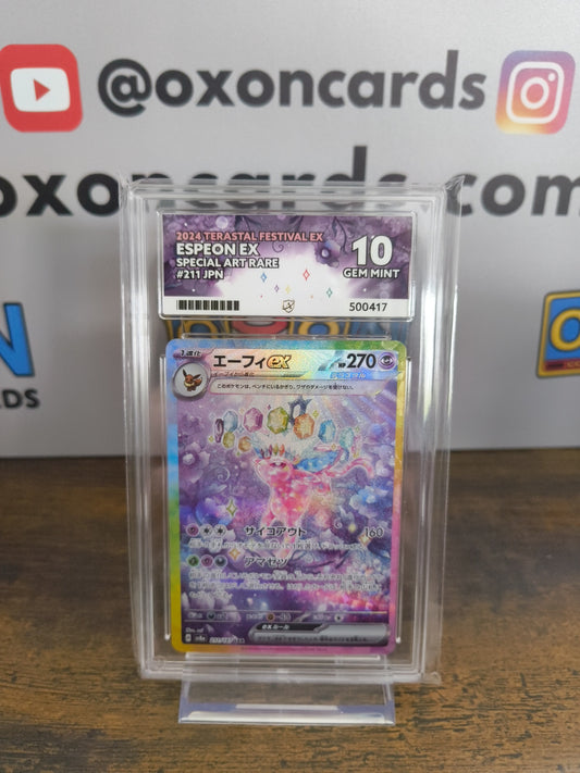 Espeon Ex - Terastal Festival - ACE 10