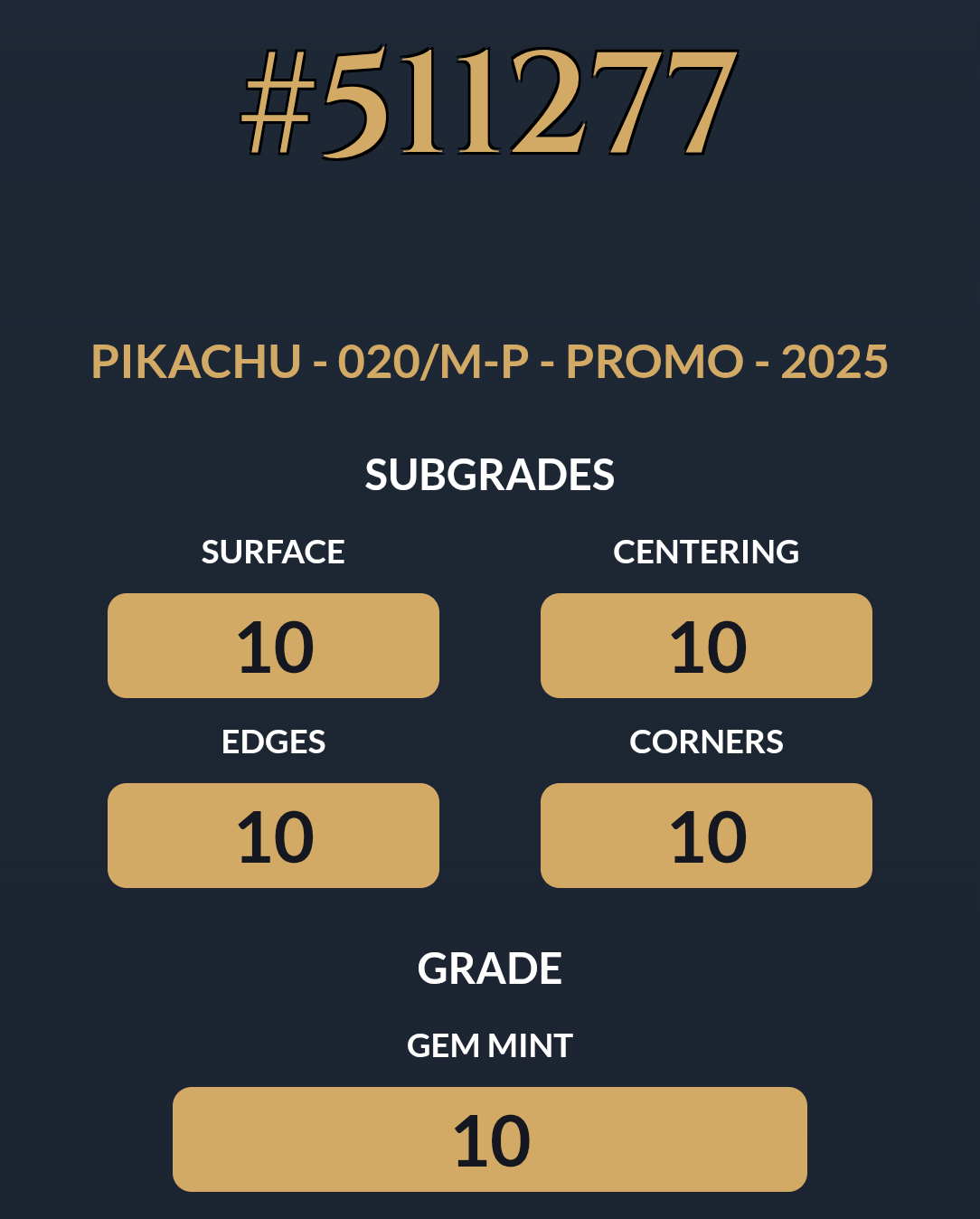 Pikachu - McDonald's Promotion - Ace 10