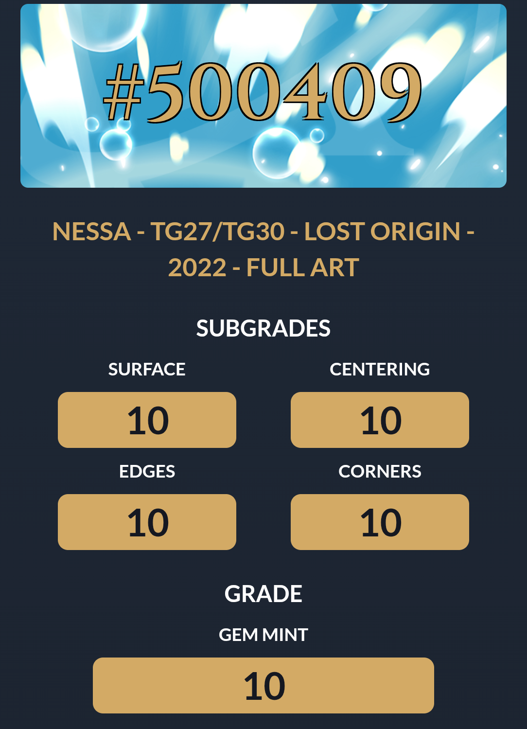 Nessa - Lost Origin - ACE 10